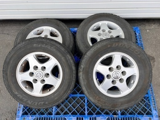 日産 キャラバン 純正アルミホイール 夏タイヤセット