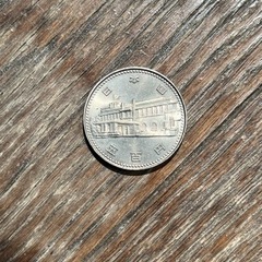 昭和60年の500円玉などの画像