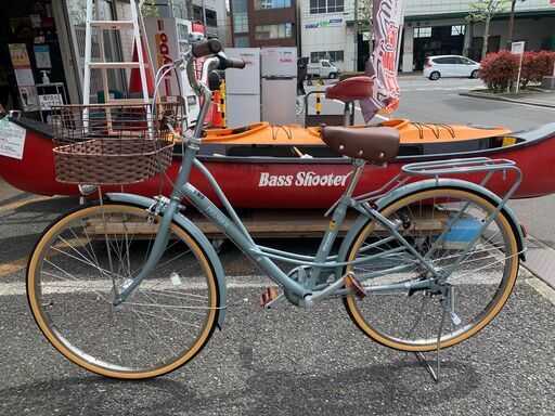 【愛品館江戸川店】丸石サイクル　26インチ　自転車　PREMIER　スチールグレー　ID:122-043752-007