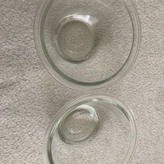 無料で差し上げます　ガラスのボウル2個セット
