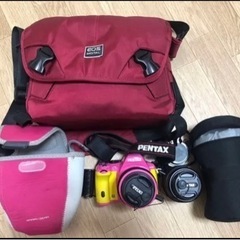 PENTAX k50 ピンクイエロー