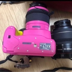 PENTAX k50 ピンクイエローの画像