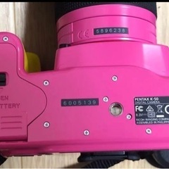 PENTAX k50 ピンクイエローの画像