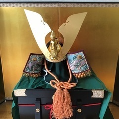 販売を一時お休み】兜セット 端午の節句