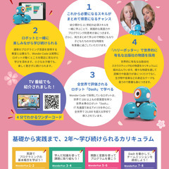 英語で学べるプログラミング教室「ワンダーコード」の無料体験会です！の画像