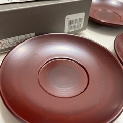 古代あかね塗り　茶托　5この画像