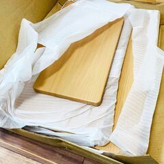 【受渡者決定】新品 パソコンデスク スライド式 幅65㎝ ナチュラル色の画像