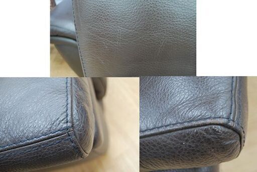 ファニシング購入品 1人掛けソファ 幅101×奥89×高82cm ダークブラウン系 本革製 1Pソファ 札幌市 清田区 平岡