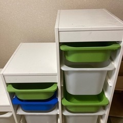 受渡者決定　IKEA おもちゃ箱　収納用品　収納家具の画像