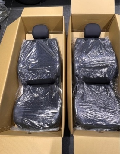 新車外し 純正シート 200系ハイエース ダークプライムⅡ  フロント 左右セット 未使用品