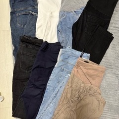 【無料】マタニティ　パンツ8本　差し上げます！！