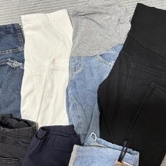 【無料】マタニティ　パンツ8本　差し上げます！！の画像