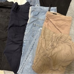 【無料】マタニティ　パンツ8本　差し上げます！！の画像