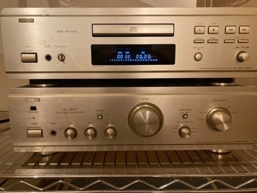 【セット】DENONのアンプ＆CDプレーヤー