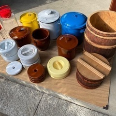 漬物容器、漬物石
