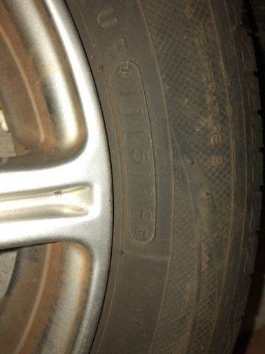 155/65R13 トーヨー　1本パンク修理痕あり　アルミホイール付き
