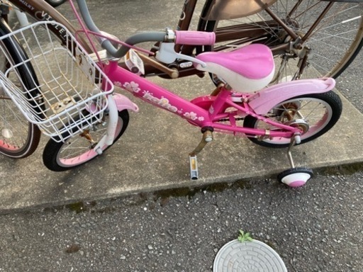子供用自転車です。