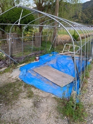 パイプ車庫　フレーム