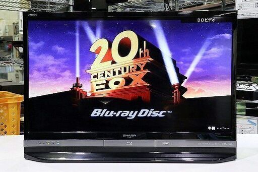 【苫小牧バナナ】動作品 SHARP AQUOS LC-32DR9 Blu-ray HDD500GB内臓 2014年製 シャープ アクオス 32型液晶テレビ 佐川発送 現品限り♪