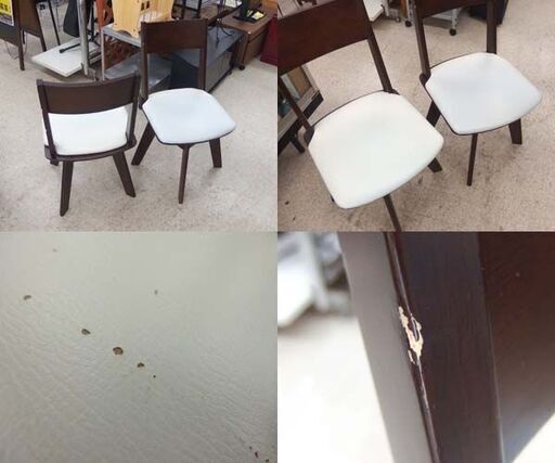 ダイニングセット 伸長式テーブル 92～120cm 回転椅子×2 ベンチ×1 4点セット☆ 札幌市 北区 屯田 