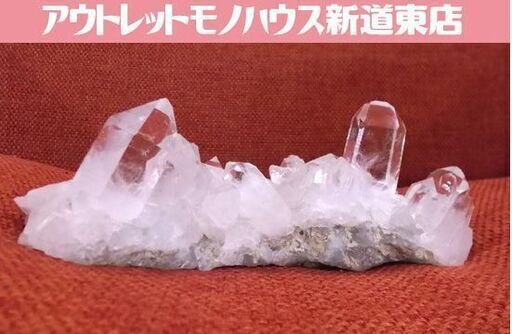 水晶 クラスター 約776g 幅21cm 原石 パワーストーン 風水 開運 札幌市東区 新道東店