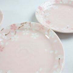 【No.14】美濃焼 桜 取り皿5枚セットの画像