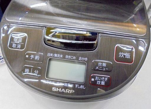 札幌白石区 2018年製 5.5合炊 マイコンジャー シャープ KC-J50 5合炊 炊飯器 炊飯ジャー 本郷通店