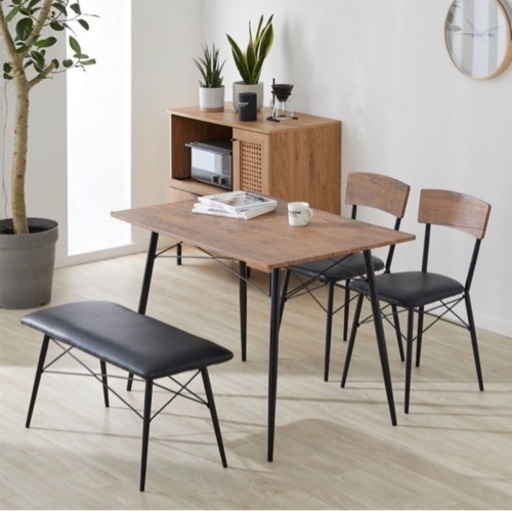 【美品】ダイニング4点セット