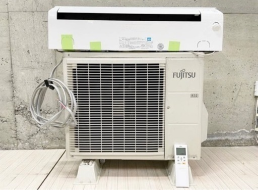 ③ 富士通 FUJITSU ルームエアコン AS-J22E-W 人感センサー搭載 冷房能力2.2ｋW 主に6畳用