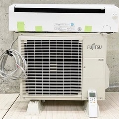 ③ 富士通 FUJITSU ルームエアコン AS-J22E-W 人感センサー搭載 冷房能力2.2ｋW 主に6畳用 