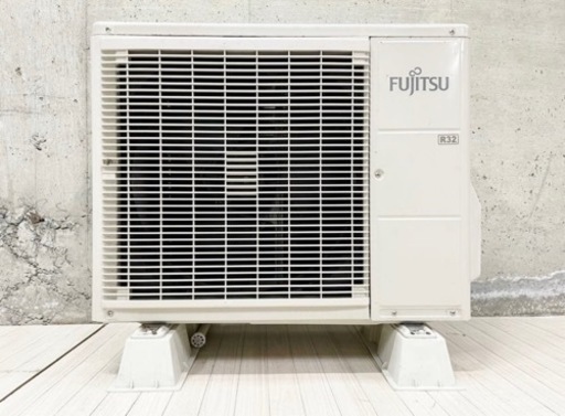 ③ 富士通 FUJITSU ルームエアコン AS-J22E-W 人感センサー搭載 冷房能力2.2ｋW 主に6畳用 