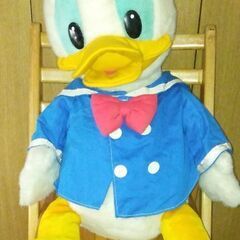 【差し上げます】ドナルドダックぬいぐるみ〈大〉