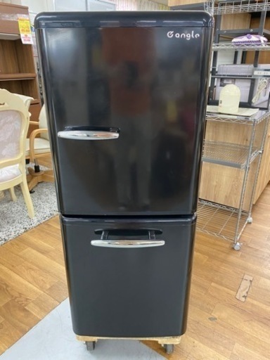 I673 ? レトロデザイン♪ e angle 冷蔵庫 (149L) 2ドア 2020年製 ⭐動作確認済 ⭐クリーニング済