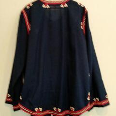 チャイナ服羽織　30→100円　MAID IN CHANGHAI  CHINA　百合花　の画像