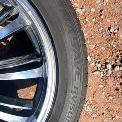 205/55R17　ノーマルタイヤ・ホイールセット　中古タイヤお安くお譲りいたします。 の画像