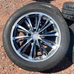 205/55R17　ノーマルタイヤ・ホイールセット　中古タイヤお安くお譲りいたします。 の画像