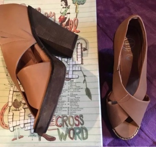 【新品】Jeffrey Campbell オープントゥパンプス レザー サンダル ベージュ 37