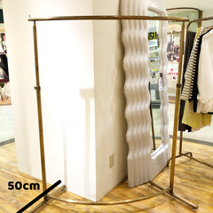 札幌発〘引き取り限定〙アンティーク ゴールドラック ハンガーラック ラック アパレルショップ 雑貨屋 インテリア 札幌発〘引き取り限定〙アンティーク ゴールド ハンガーラック