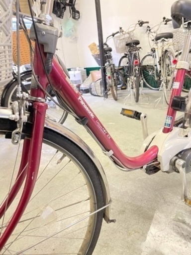 パナソニック 電動アシスト自転車 8.9Ah。バッテリー　、充電器付