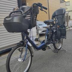 GW Sale第二弾！試乗歓迎！！美車！！電動アシスト自転車　パナソニック　ギュットミニ　20インチ　ブルーM　バッテリー13.2ah 充電器付きの画像