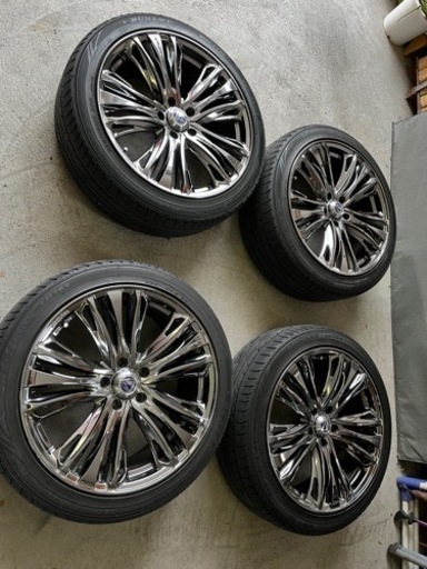 再値下げ　RAYS VERSUS 19 インチタイヤ、ホイール４本セット