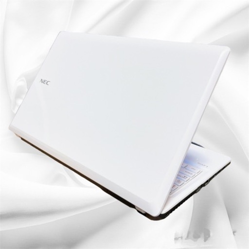 【おすすめ】NEC白ノートパソコン たっぷり保存 win11 動作快適