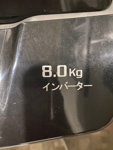 【譲り先決定】洗濯機・ブラック