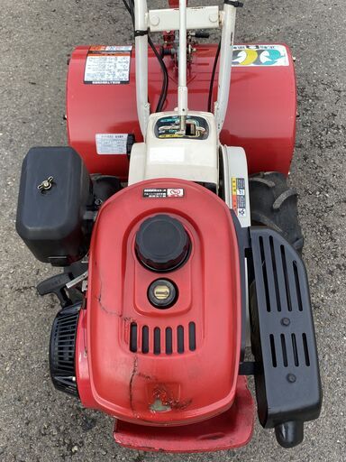 軽トラ貸せます 初期不良対応OK 整備済 爪程度良く かけ易いハッピースタート 耕運機 ロータ正/逆転 デフ付 5.7馬力 ロビン RC6600