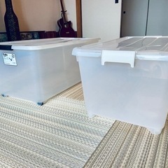 🌺週末引き渡し可🌺プラスチックケース2個セット　500円☆