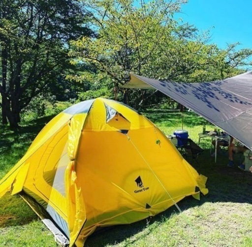 GEERTOPテント　２人用　ソロテント　軽量　４シーズン　スカート付