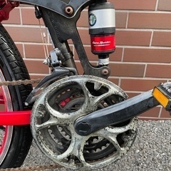 アルファロメオ ブラック 折りたたみ自転車 26インチ 18Speedの画像