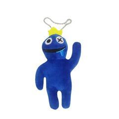 A　青　レインボーフレンズ 10ｃｍ　ぬいぐるみ　キーホルダー　K1