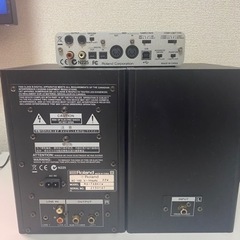 モニタースピーカー　オーディオインターフェースの画像
