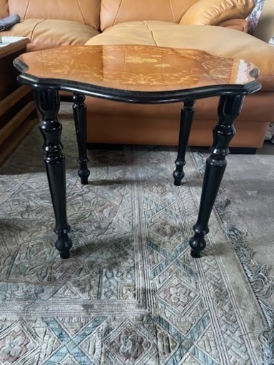 イタリア家具 テーブル ブラウン色